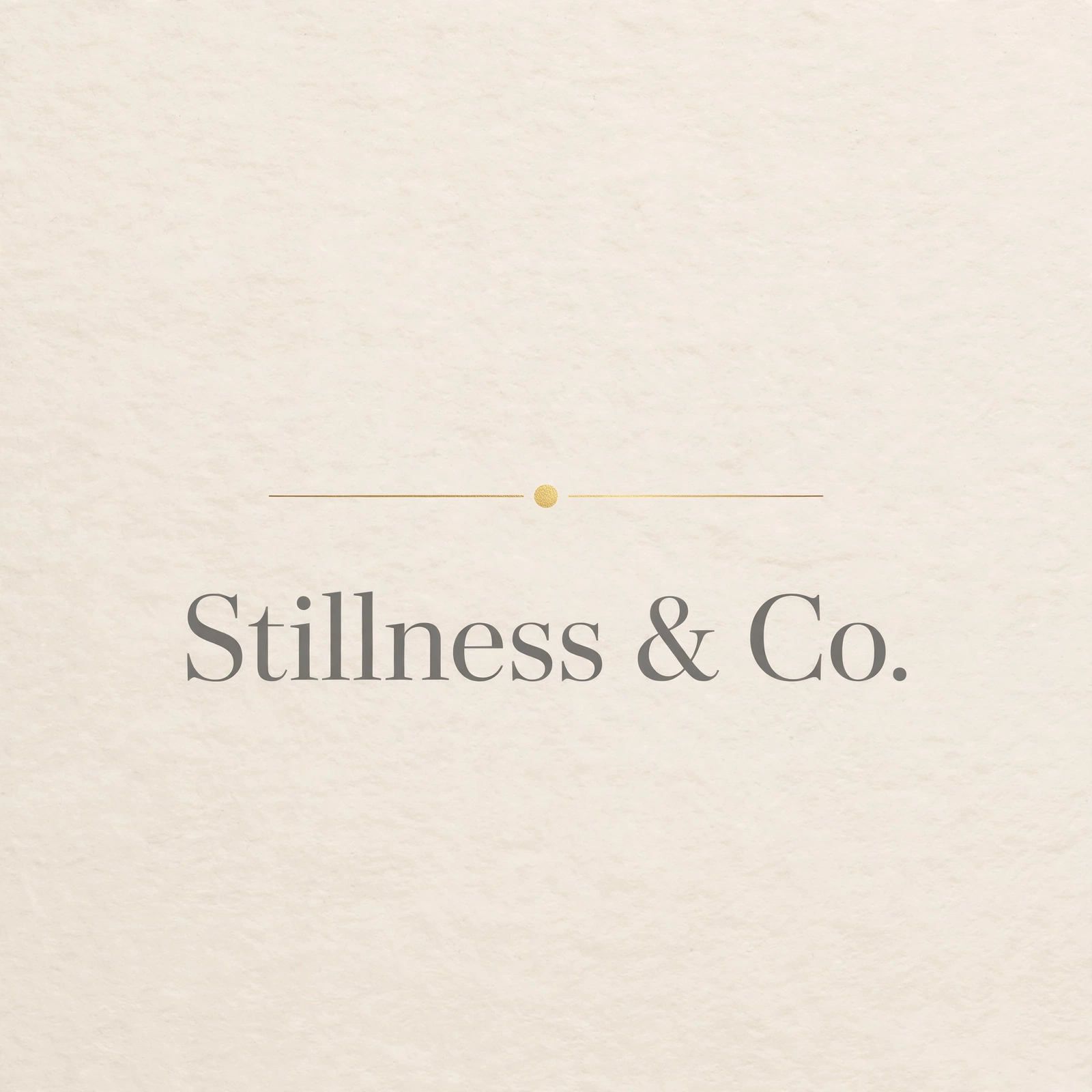 Stillness & Co. logo